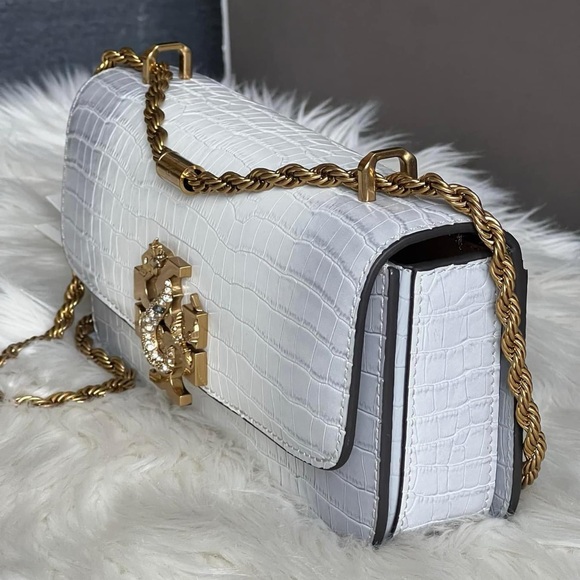 154786 - Tory Burch Eleanor Embossed Rectangular Bag - Picture 3 of 13